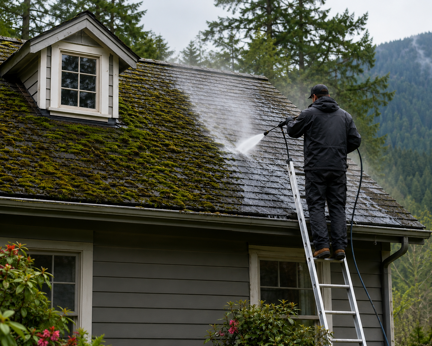 Why May Is the Best Month to Remove Moss From Your Vancouver Island Roof