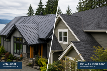 Metal vs. Asphalt Shingle Roofing on Vancouver Island: A Cost and Durability Comparison